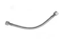 Stainless Steel Flexible Braided Hose 3/8"F x 3/8"F 0.3 Meter Length