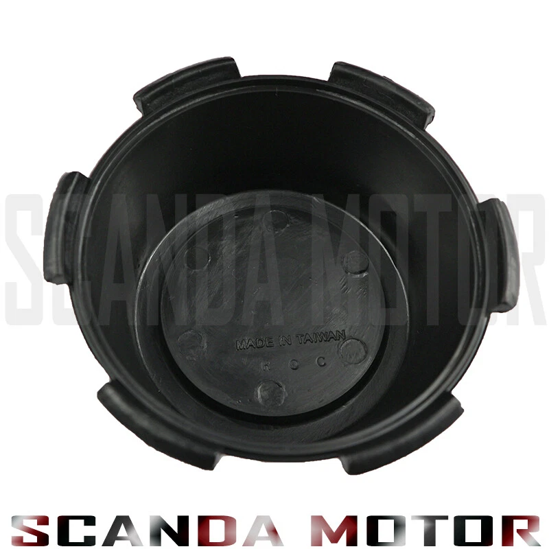 Tapacubos centrales negros para camioneta Nissan Frontier Pathfinder 1986-1995  Foto 3 de 3