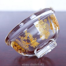 1pc 8cm Crystal Auspicious Water Bowl Tibetan Buddhism Cup Buddha Supply Bowl
