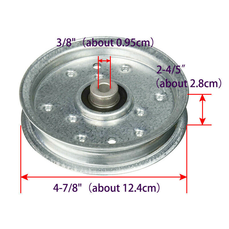 Galet Tendeur Pour Tondeuse – Référence 956-04129, 756-04129B/C, Zinc Revêtu, Remplacement Direct