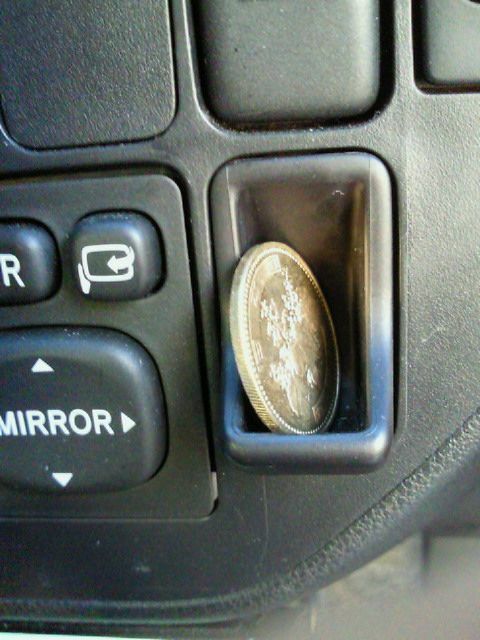 Toyota Genuine OEM 55441-52040-C0 Coin Holder Black Dash Console