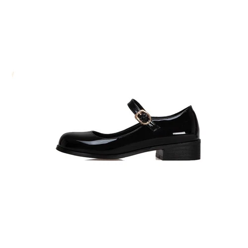 Womens Sweet Mary Jane Patent leather Dress Shoes Fashion Ankle Strap Shoes Size - Picture 15 of 29