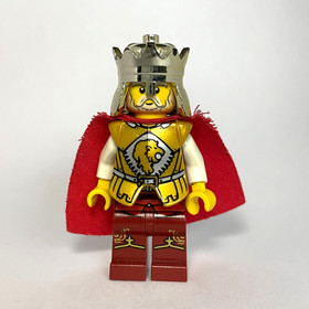Lego Kingdoms Lion King (cas441) Minifigure + Horse - King's Castle Set 7946-1