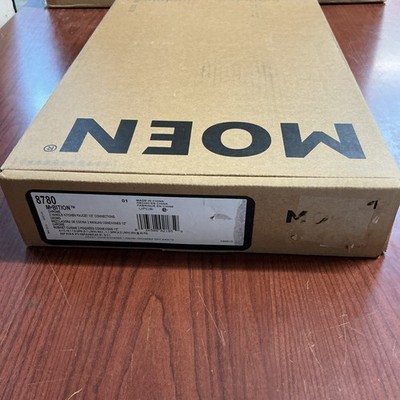 New MOEN 8780 Commercial 2-Handle Low-Arc Kitchen Faucet in Chrome B125