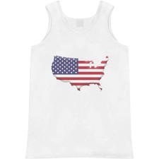 'America Country' Adult Vest / Tank Top AV041186