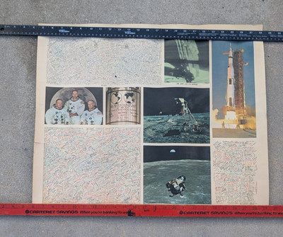 NASA Apollo 1969 Signatures Poster 24'' x 20''