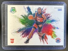 2024-25 Panini Mosaic Alexandre Sarr Color Blast RC SSP Rookie #3 Wizards
