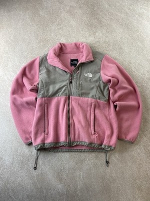 The North Face Damen Outdoorjacke rosa grau Denali Fleece Full-Zip Polartec