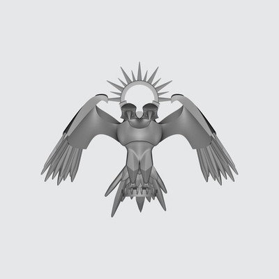 Aquila 3D Printed Resin Statue Sculpture Decor Art