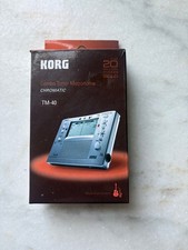 Korg TM-40 Chromatic Combo Tuner Metronome Multi Instrument Open Box