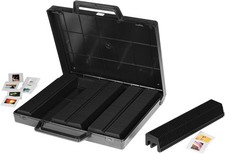 ❀ڿڰۣ❀ HAMA 1 x 300 UNIVERSAL BOX & SLIDE MAGAZINE CASE 5cm x 5cm Slides ~ Lot 2