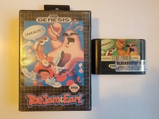 Toejam and Earl 1991 Sega Genesis With Box FREE SHIPPING Retro Video Game