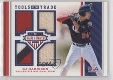 2017 USA Baseball Stars & Stripes Tools of the Trade Prime 8/25 KJ Harrison 0i76