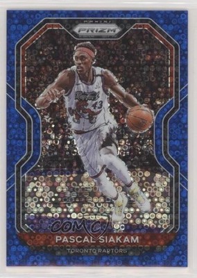 2020-21 Panini Prizm Fast Break Blue Prizm 91/175 Pascal Siakam #134 e6p