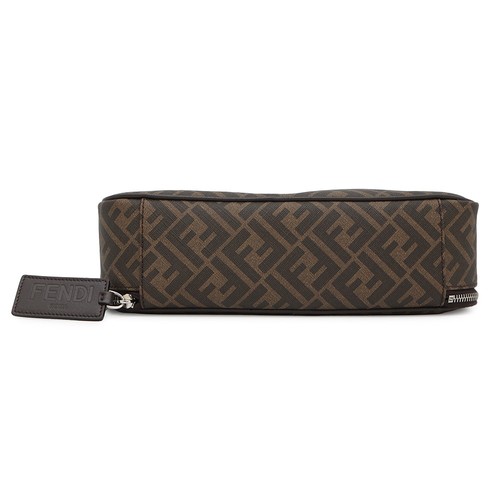 Bolsa de Viaje FENDI Zucca Tamaño Grande PVC Recubierto Lona Marrón 7N0128 - Imagen 3 de 13