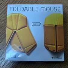 OriMouse myAir.0 Foldable Bluetooth Mouse Yellow Ultra Slim Portable 38g New