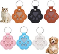 6 Pcs Pet Hair Storage Keychain, Dog Cat Hair Keychain and Hairs Keepsake Portab