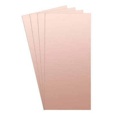 4 Stück 300x200mm doppelseitige FR4-Leiterplatte für PCB, 1mm