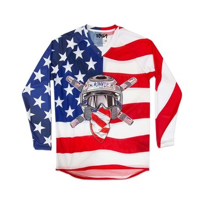 Motocross Ronnie Mac Crossbones Merica Jersey