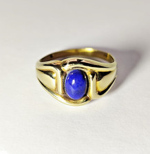 Lapis Ring  8 kt =333 Gelbgold Ring Gr 59  Lapislazuli