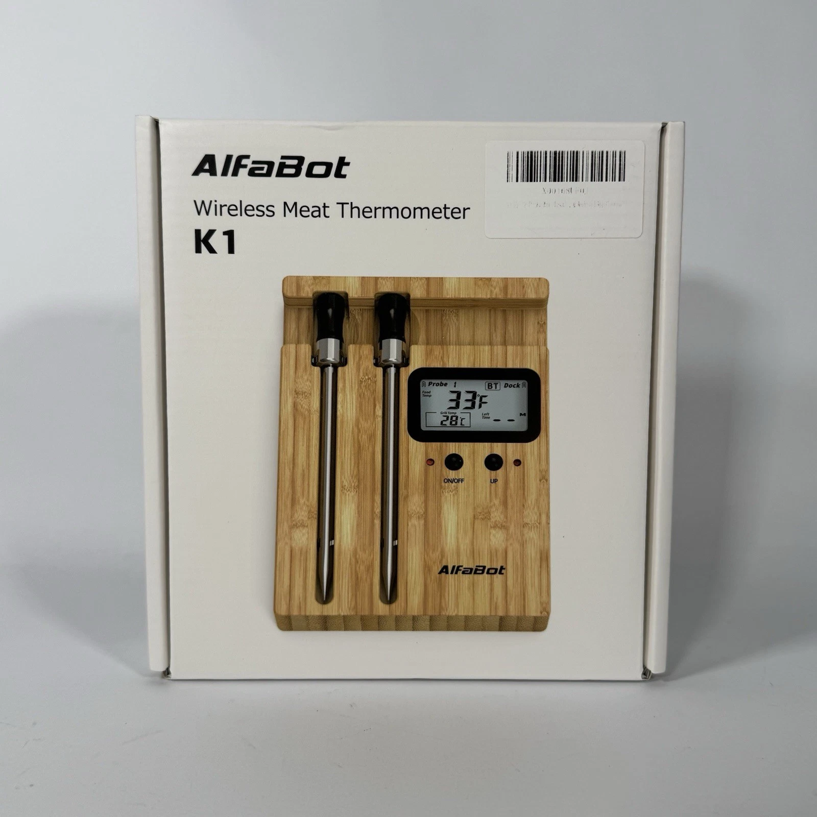 AlfaBot K1 Wireless Meat Thermometer with Dual Probes - Free Shipping
Opens in a new window or tab