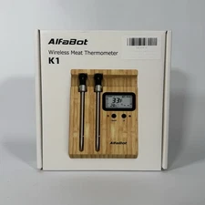 AlfaBot K1 Wireless Meat Thermometer with Dual Probes - Free Shipping