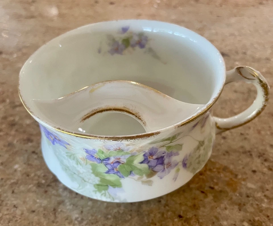 Precioso y único Thu.E. Taza bigote porcelana MR. Bavaria excelente estado Foto 3 de 4