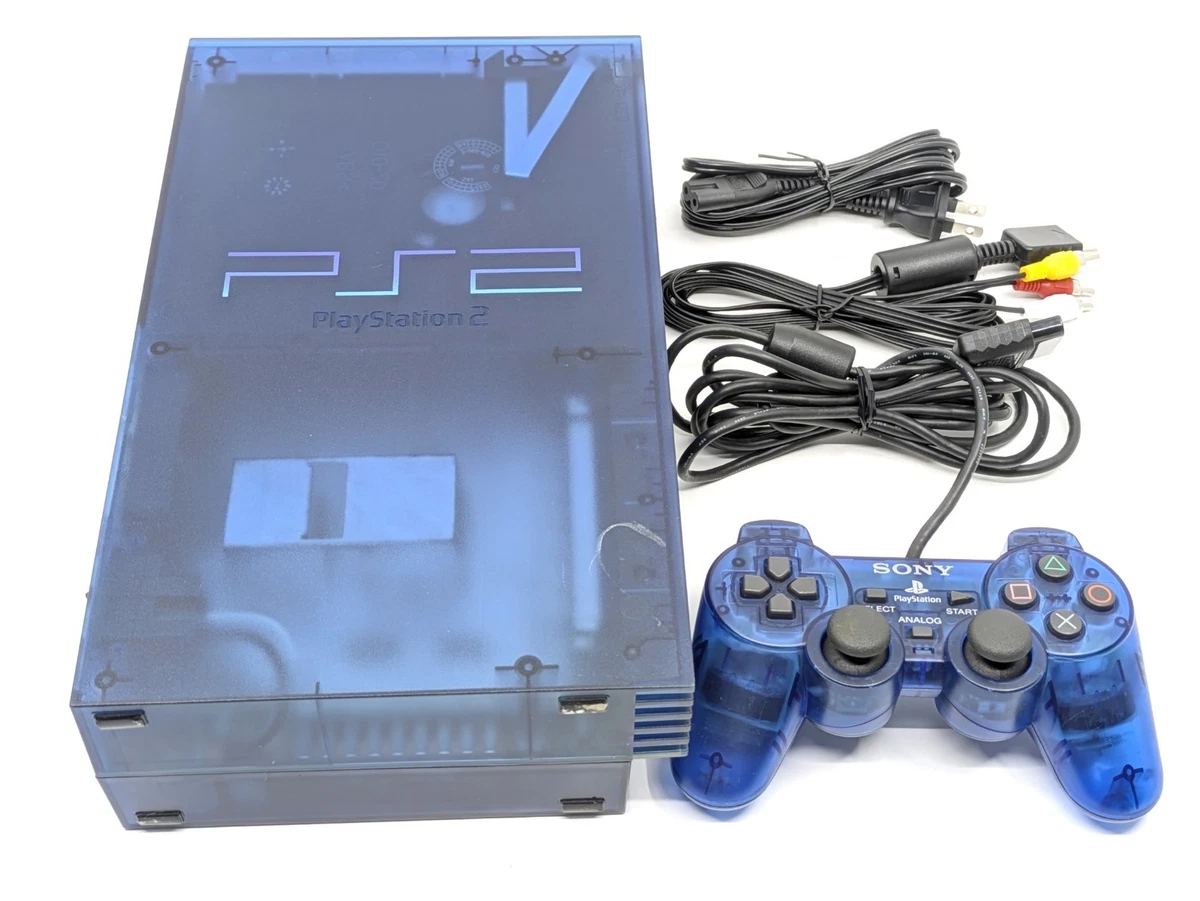 Sony PlayStation 2 NTSC-J Blue Video Game Consoles for sale - eBay