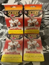 💣 Score Football NFL 2021 Trading Cards 60 Cards Inside Set Of 4 Packages 🆕