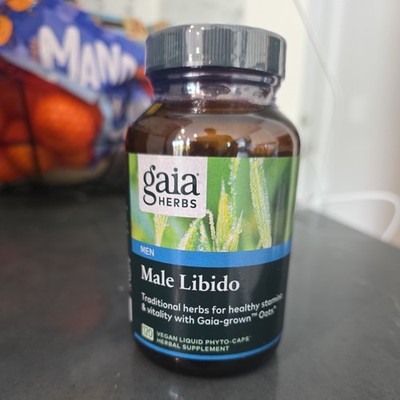 Gaia Herbs - Male Libido (120 vegan caps), New and Sealed, Mens Health