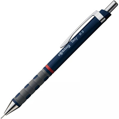 Rotring Tikky 0,5 mm Druckbleistift dunkelblau feines Schreiben Zeichenwerkzeug