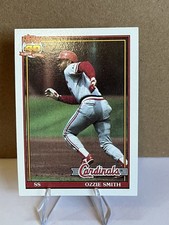 1991 Topps #130 Ozzie Smith HOF 40 Years of Topps Baseball ⚾️☄️ Cardinals