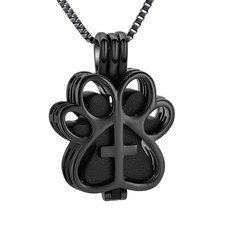 XSMZB Pet Paw Print Cremation Jewelry for Ashes Urn Pendant Keepsake Memorial...