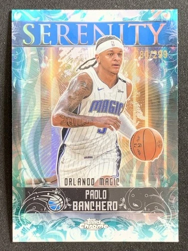 2025 Topps Chrome Paolo Banchero Refractors Teal (RAW)