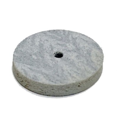 BesQual 100Pk Unmounted Rubber Wheels Square Edge 7/8x1/8'' Silicon Carbide Metal