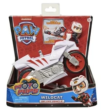 New Nickelodeon Paw Patrol Moto Pups WILDCAT Deluxe Vehicle Motorcycle