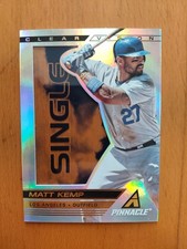 2013 Panini Pinnacle Baseball Matt Kemp Clear Vision No. CV17 Single L.A. Dodger