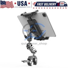 Heavy Duty iPad Tablet Phone Holder Clamp for Mic Stand Bike Treadmill Peloton