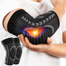 tPaquete de 2 coderas de compresi  n para codo soporte para tenis y gimnasio