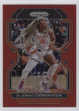 2022 Panini Prizm WNBA Red Prizm 75/199 DiJonai Carrington #75 3hd