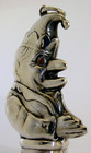 RARE HANAU STERLING SILVER GEM STONE EYES MR PUNCH VESTA CASE c1960