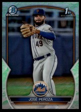 2023 Bowman #BCP-149 José Peroza Chrome Prospects Lunar Glow Refractors