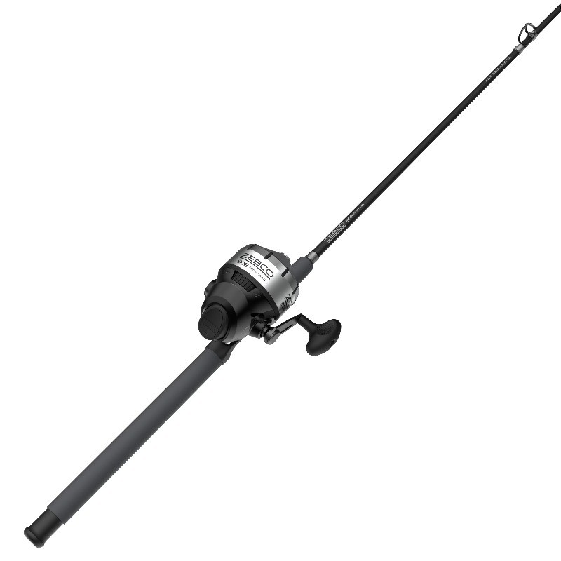 Zebco 808 Boss Hawg Spincast Reel and Fiberglass Fishing Rod Combo, 7ft. 2-piece