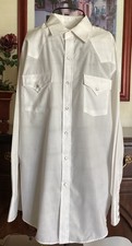 Vintage Plains Western Wear Long Sleeve Shirt with Pearl Snap Closures- Large