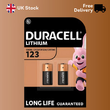 Duracell 123 Lithium Batteries 3V (CR123 / CR123A / CR17345) Long Expiry