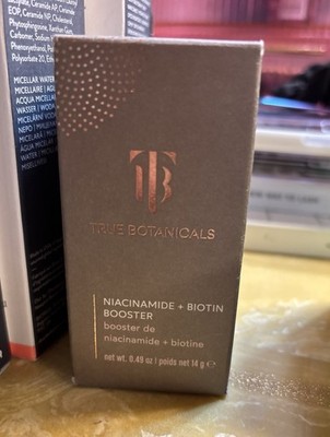 Niacinamide & Biotin Booster True Botanicals, Full Size 100$Value, .49oz