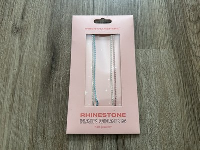 INH Insert Name Here Rhinestone Hair Chains Hair Jewelry New