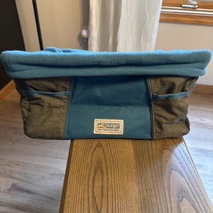 Kurgo Rover Heather Booster Dog Car Seat Small Dogs Keeps Pet Secure in Car