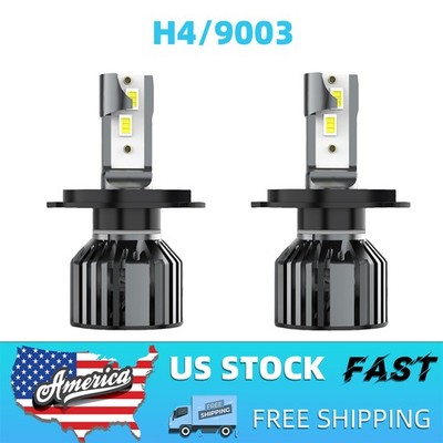 For Pontiac Firefly 1995-1997 H4/9003 LED Headlight Bulb Kit High/Low Beam 6500K