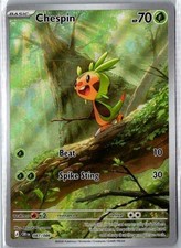 Chespin Pokémon Chaos Rising 87/86 IR